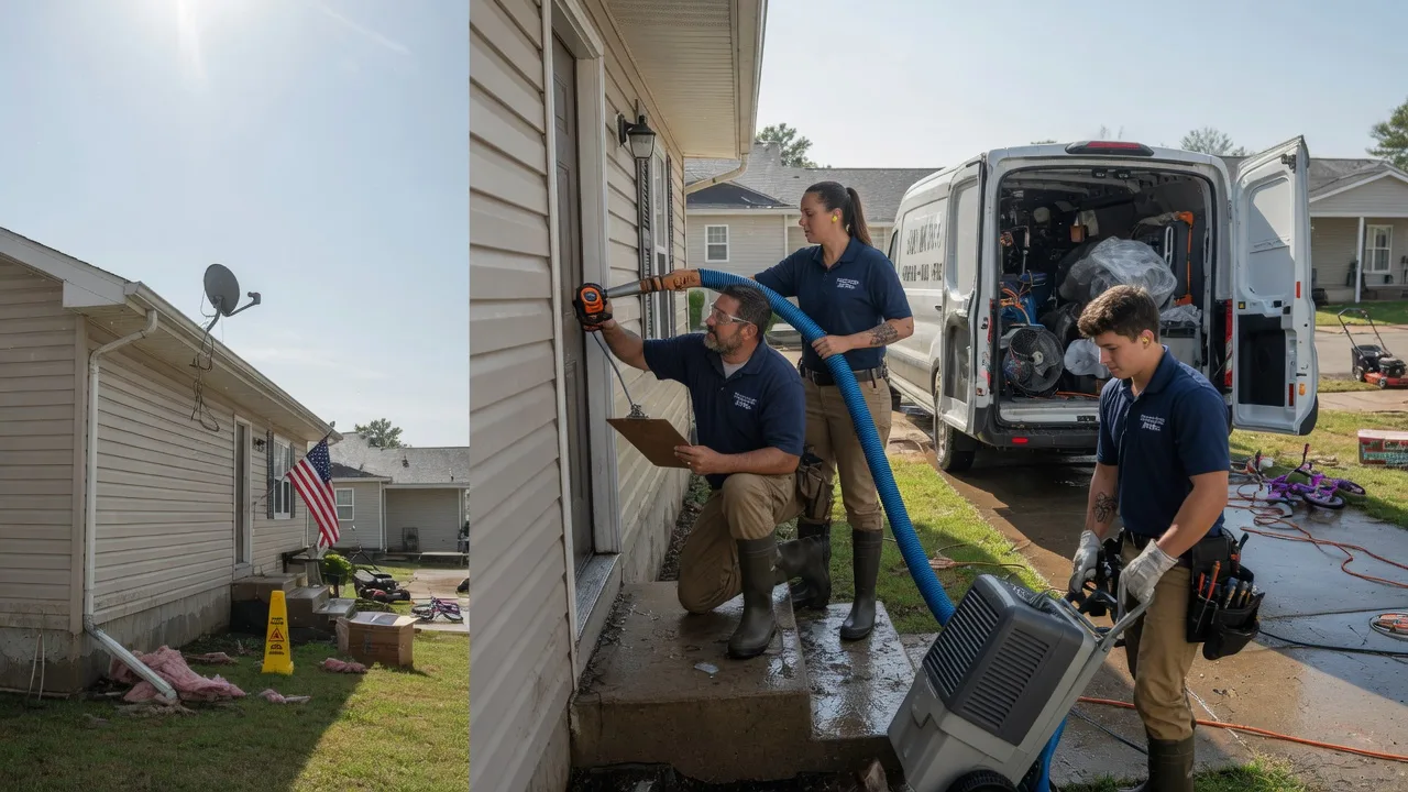 Ceiling Water Damage Restoration in Dallas, PA near me